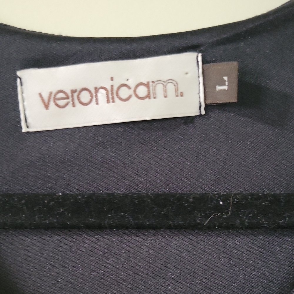 Veronica M Green and Black Chevron Midi Dress - Picture 2 of 3